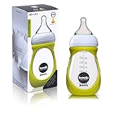 Joovy Boob Glass Bottle and Sleeve, Green, 8 Ounce by Joovy