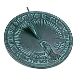 Rome Industries 2550 Cast Iron Father Time Sundial