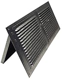 Norwesco 558026 Galvanized Soffit Vents with Damper, 16-Inch by 6-Inch [並行輸入品]