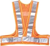 CUC リフレクションセーフティーベスト 蛍光オレンジ フリーサイズ 0305-96