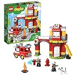レゴ(LEGO) デュプロ 光る! 鳴る! 消防車と消防署 10903 知育玩具 ブロック おもちゃ 男の子