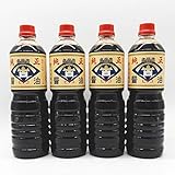 古村醤油 福井の老舗 古村醤油 ヒゲコ醤油の純正 1リットル 4本