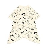 ampersand(アンパサンド) Boy’s総柄コンビ肌着　チャコール　70cm