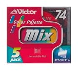 ７４分録音MDメディア５枚パック Victor 5MD-74GFX