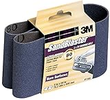 3M SandBlaster 9195NA 3-Inch by 24-Inch 80-Grit Bare Surfaces Power Sanding Belt [並行輸入品]