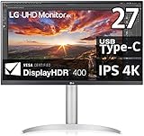 【Amazon.co.jp 限定】LG モニター ディスプレイ 27UP850N-W 27インチ 4K/DisplayHDR400/IPS非