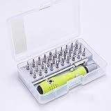 Pumpumly 精密ドライバーセット 32 in 1 ビット30種+ハンドル+エクステンションバー入り （iPhoneにも対応）