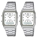 [カシオ] ペアウォッチ メンズ レディース 防水 レトロ アナログ デジタル AQ-230A-7BMQYJFAQ-230A-7BMQYJF 腕時計 [国内正規品] [並行輸入品]