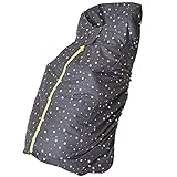 wipcream CHILD SEAT COVER ブラックスタードット