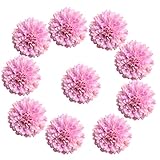 Dovewill 10個　造花　人工菊　フラワーヘッド　デコレーション　装飾花　DIY　工芸品　13色選ぶ - 色5