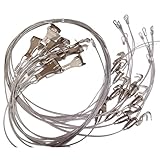 【wakongola】 汎用 ♪ ピクチャーレール ワイヤー フック 自在金具 フック 1.5ｍ １０本 セット