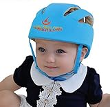 ベビー 安全 ヘルメット つかまり立ち 安全グッズ 怪我防止 衝撃緩和 (ブルー)