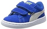 [プーマ] PUMA Suede 2 straps Kids 356274 02 (シュノーケル ブルー/ホワイト/16.0)