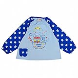 (バンダイ)BANDAI スモック アンパンマン ベビー ポケット付 ブルー 80