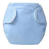 mexUDベビー新生児おむつカバー調節可能な再利用可能なNappies布ラップおむつ カラー: ブルー