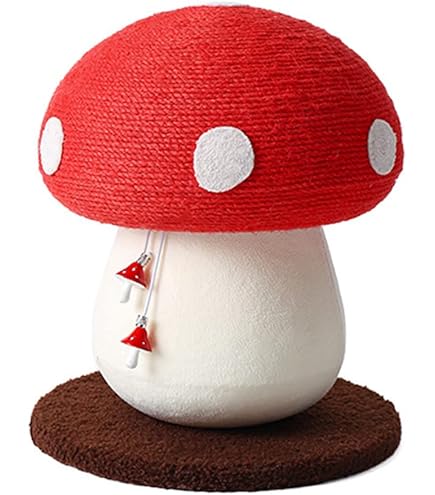 Amazon.co.jp: 猫用 爪とぎ きのこ型 インテリア キノコ きのこ 猫