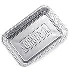 Weber 6415 Small 7-1/2-Inch-by-5-inch Aluminum Drip Pans, Set of 10 [並行輸入品]