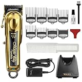 5 Star ゴールド・コードレス・マジック・クリップ【業務用バリカン。フェードカットに最適なプロフェッショナル・ヘアクリッパー】