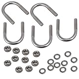 304ステンレススチールU Uボルトネジm6 5個パック