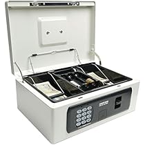Amazon.co.jp: キャッシュボックス 手提げ金庫 テンキー
