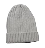 C-Princessかわいい ベビー用 ニット帽 ニットキャップ ケーブル編み 女の子 男の子 赤ちゃん キッズ 幼児 防寒対策 お出かけ お散歩 (Dグレー)