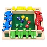 シャットザボックス 数字 ボードゲーム 2-4人プレイ 木製 ジャックポット ゲーム サイコロ 頭脳戦 足し算 脳トレ 知育玩具 盛り上がる ホーム パーティー用 子供 大人 暇つぶし 親子ゲーム おもちゃ [並行輸入品]