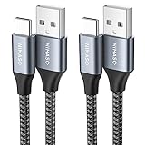 NIMASO USB Type C ケーブル 3m【QC3.0対応 3A急速充電】 タイプc 充電ケーブル iPhone16/15シリーズ、iPad Pro、Sony、Galaxy、Huawei その他Android 等 USB-C 機器対応 NCA24A1039