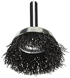 Firepower 1423-2106 Wire Cup Type Crimped Wire Brush with 1-1/2-Inch Diameter and 1/4-Inch Shank [並行