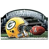 グリーンベイパッカーズSuper Bowl XLV 45 Champs Wood Sign