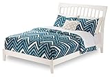 Orleans Bed with Open Foot Rail, Queen, White [並行輸入品]