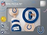 Indianapolis Colts Wooden Baby Rattle Set
