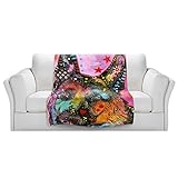 ブランケットウルトラソフトFuzzy 4サイズ！DIANOCHEデザインからby Dean Russo German Shepherd Dog 25ホームDecor Unique Designer芸術