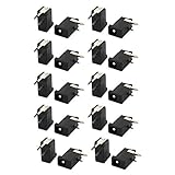 DealMux 20pcs 3 Pin PCB Mount 3.5x1.1mm Female DC Power Jack Socket Connector DC-002