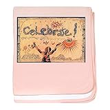 CafePress – Celebrate 。 – スーパーソフトベビー毛布、新生児おくるみ ピンク 06660940926832E