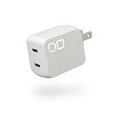 CIO NovaPort DUO 30W 2ポート(USB-C×2) GaN充電器 PD/QC対応 急速充電(ホワイト) CIO-G30W2C-WH