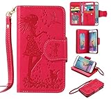 Samsung Galaxy S6 Edge ケース カード収納 手帳型 ウォレット型 スタンド機能 ケース ストラップ付き 落下防止 マグネット開閉式 財布型 カバー Samsung Galaxy 