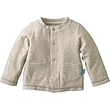 やわらかワッフルカーディガン 《コンビミニ》 90 杢グレー