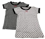 サンベビー 2枚組Tシャツ 95cm ブラック ボーダー 水玉