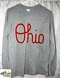 Ohio State BuckeyesスクリプトOhioロングスリーブTシャツグレー L グレイ