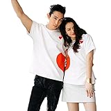 （JUTAOPIN）親子 お揃い tシャツ 親子ペアルック 親子 ペアルック tシャツ 親子ペア パパ 半袖 夏 Ｔシャツ 綿 ペアルック カップル お揃い 服 親子ペアルック服 love 心 mka