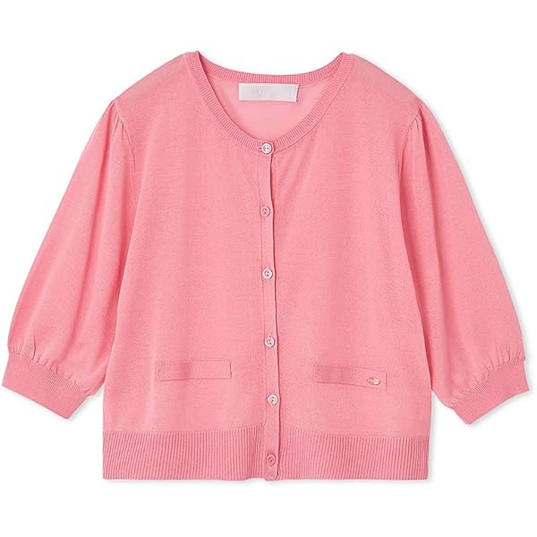 Amazon | [セルフォード] ハーフスリーブシアーカーディガン