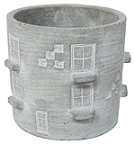 丸和貿易 植木鉢 メゾンタウン ラウンドポット S 400683701