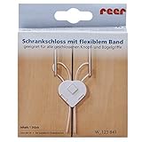 Reer 96.7107/00?E.B WARDROBE DOOR LOCK, White by Reer
