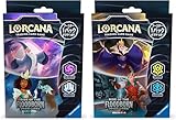 【2種セット】ディ ズニー・ロルカナ・TCG 日本語版 構築済みデッキ フラッドボーンの渾沌【アメジスト･スティール/アンバー･サファイア】