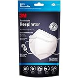 3M P2 Face Mask Particulate Vertical Flat Fold Disposable Respirator 5 pack