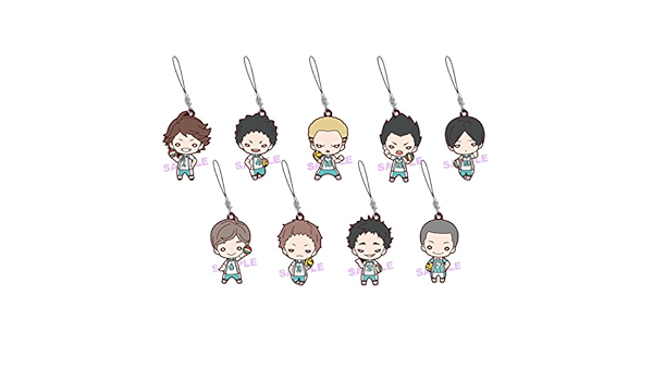 Amazon にとたん ハイキュー 青葉城西高校 ユニフォーム ラバーマスコット Box アニメ 萌えグッズ 通販