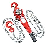 レバーホイスト チェーンブロック 定格荷重約3t 約3000kg 標準揚程約3m 荷締め 荷揚げ 引寄せ 固定 建築 運搬 土木 災害復旧 アウトドア DIY 吊り 引っ張り 荷締機 牽引 チェーン式