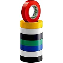 ヤマト　ビニールテープ　赤・黒・黄　絶縁 ヤマトビニールテープ 50mm幅 7色