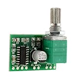 Jiayuane オーディオアンプボード、DC 5Vオーディオアンプハンディーデジタルパワーアンプモジュールボード2チャンネル3Wコントロールキット