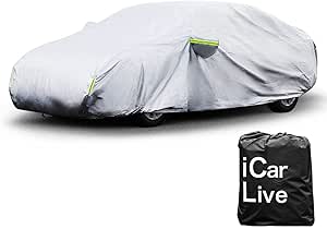 Amazon 現役製備士監修 Icar Live カーカバーボディカバー 車カバー 5層構造 裏起毛タイプ 雪 紫外線対策 雨 防炎 災害 汎用 サイズ 黄砂 Pm2 5 選べるサイズ 軽 Suv ワゴン セダン 各車対応 3l 450 180 150 ボディーカバー 車 バイク